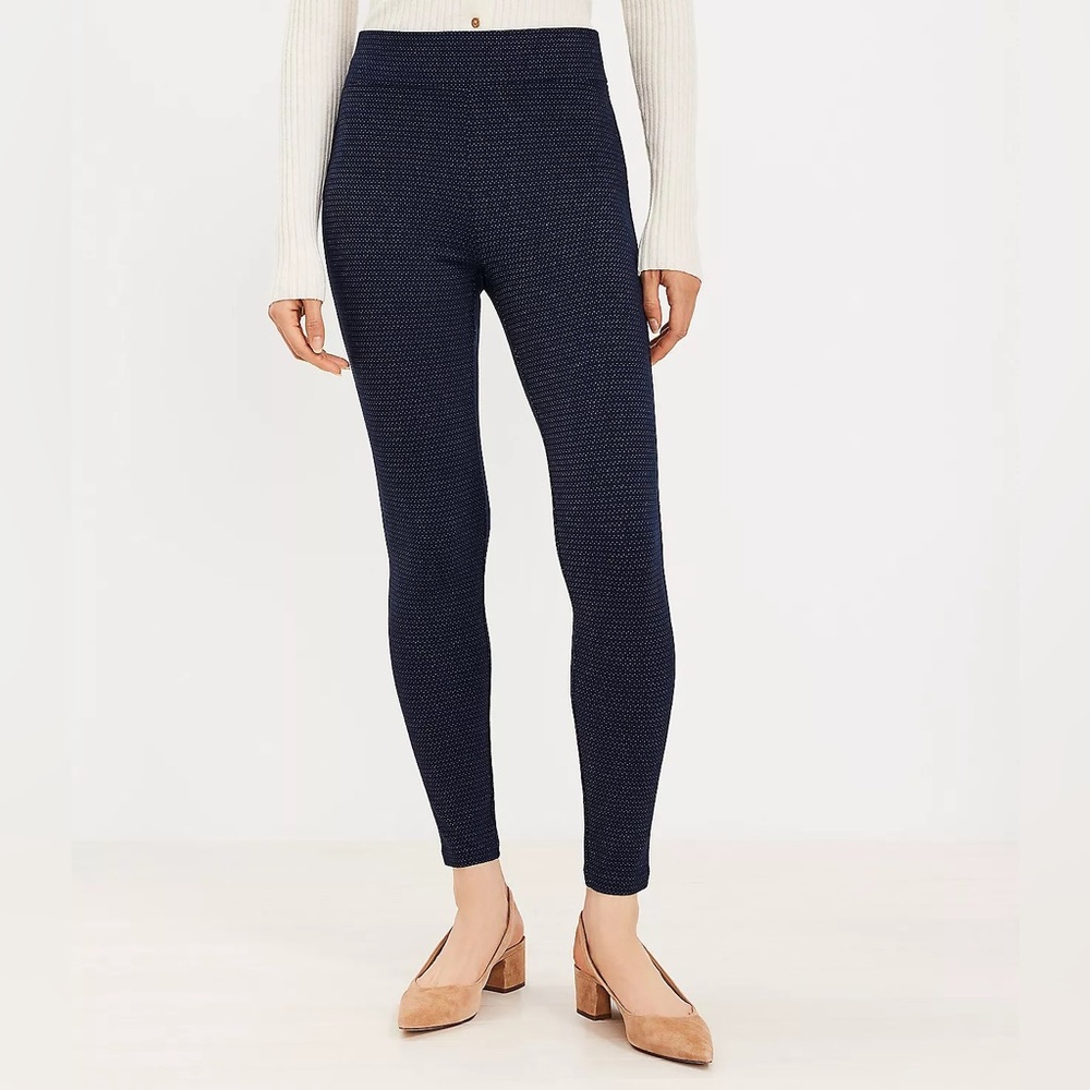 LOFT  Dotted Ponte Leggings NWT